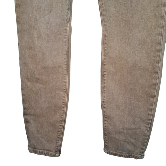 Dear John Gisele Skinny Gray Tan Wash Jeans Size 27 - Picture 6 of 8